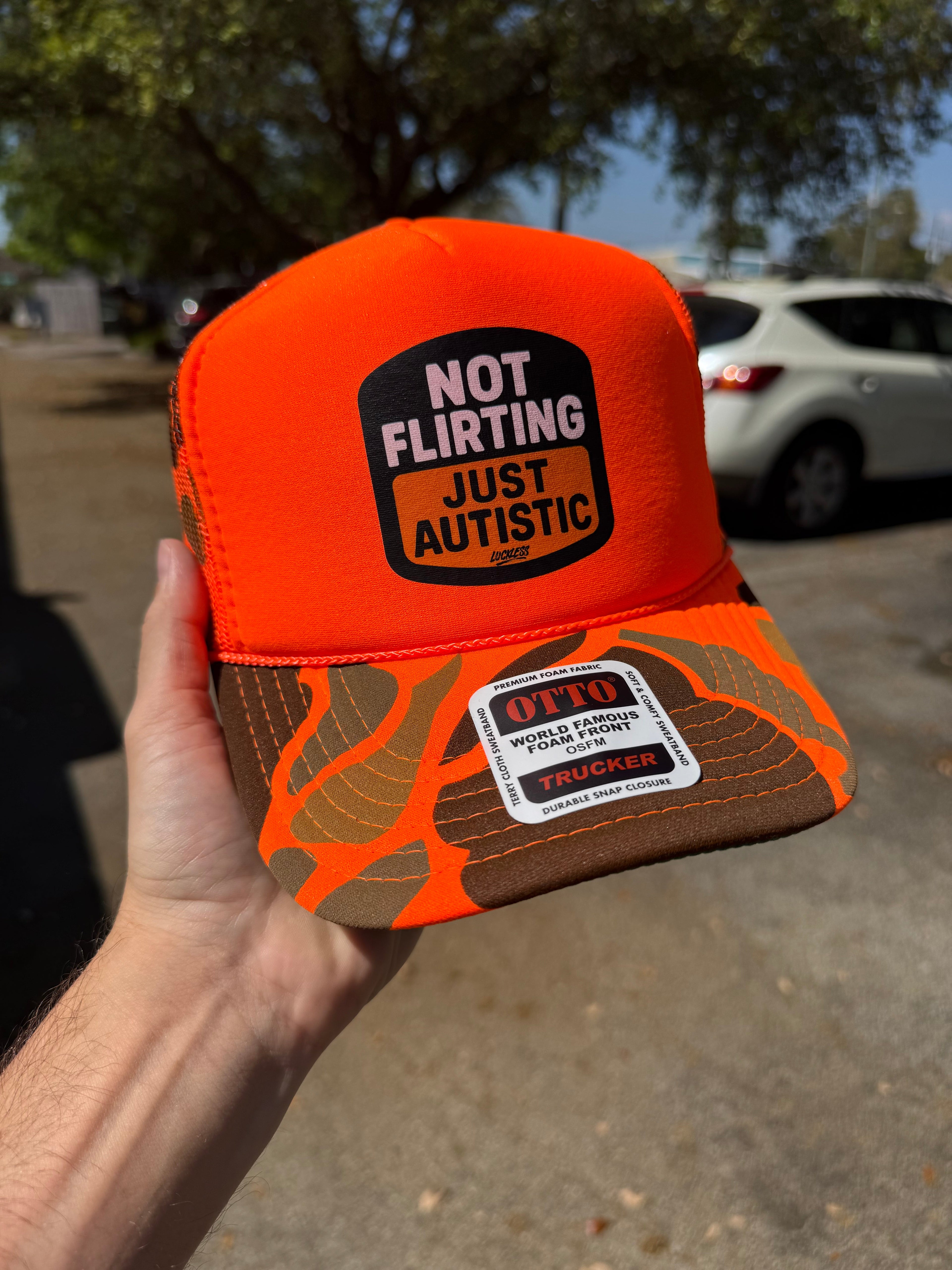 Not Flirting Trucker Hat